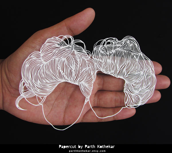 Papercut Deviantart Miniature Papercut - Papercutting - Paper art by ParthKothekar on ...