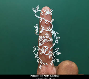 Papercut - 3d - Floral - Papercutting - Paper art
