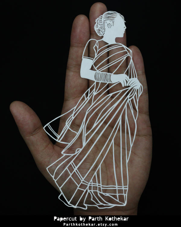 Papercut Deviantart Papercut - Indian - Papercutting - Paper - Art - by ParthKothekar on ...
