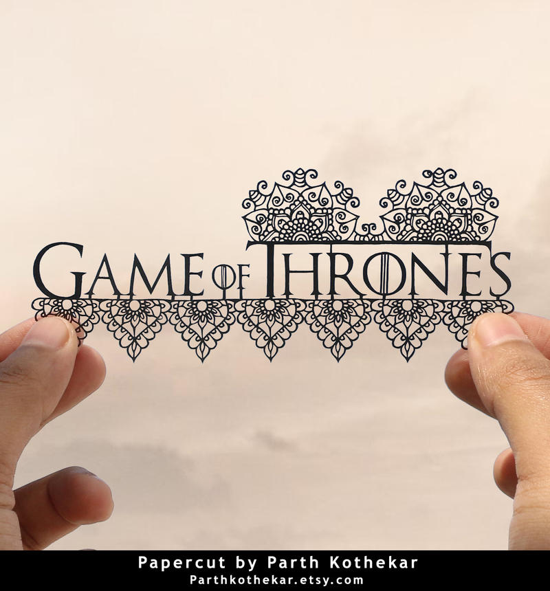 Papercut - Game of Thrones - Got - Logo - Art