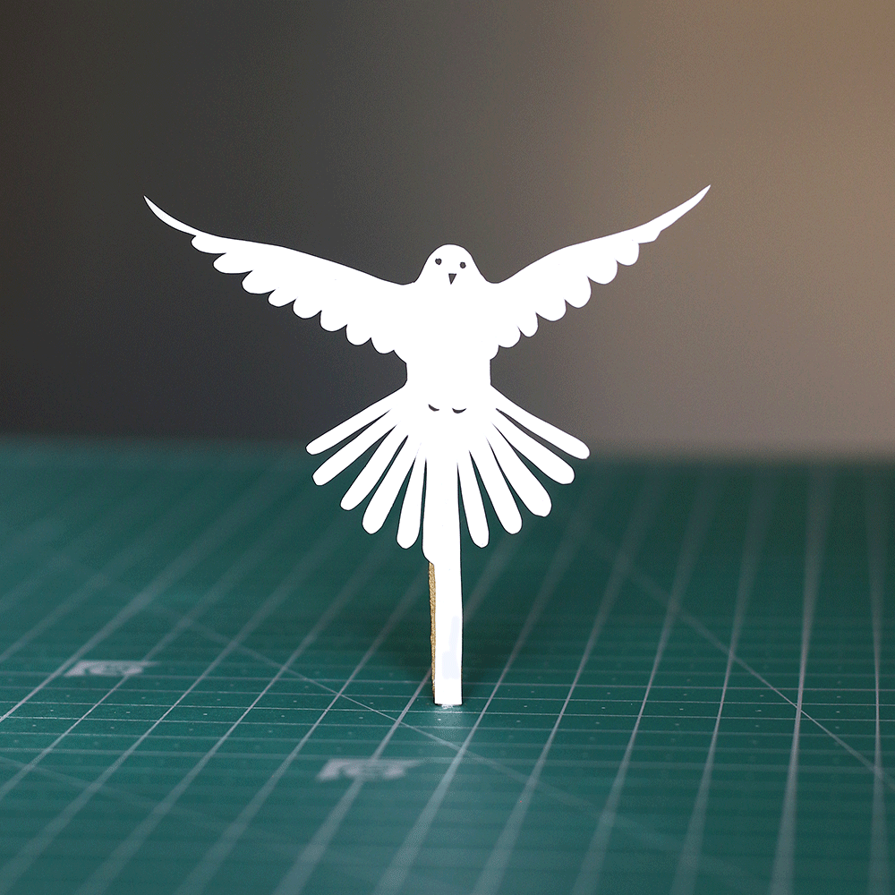 Papercut Animation Bird Flying Papercutting Craft by ParthKothekar on DeviantArt Papercut Animation Bird Flying Papercutting Craft by ParthKothekar on DeviantArt