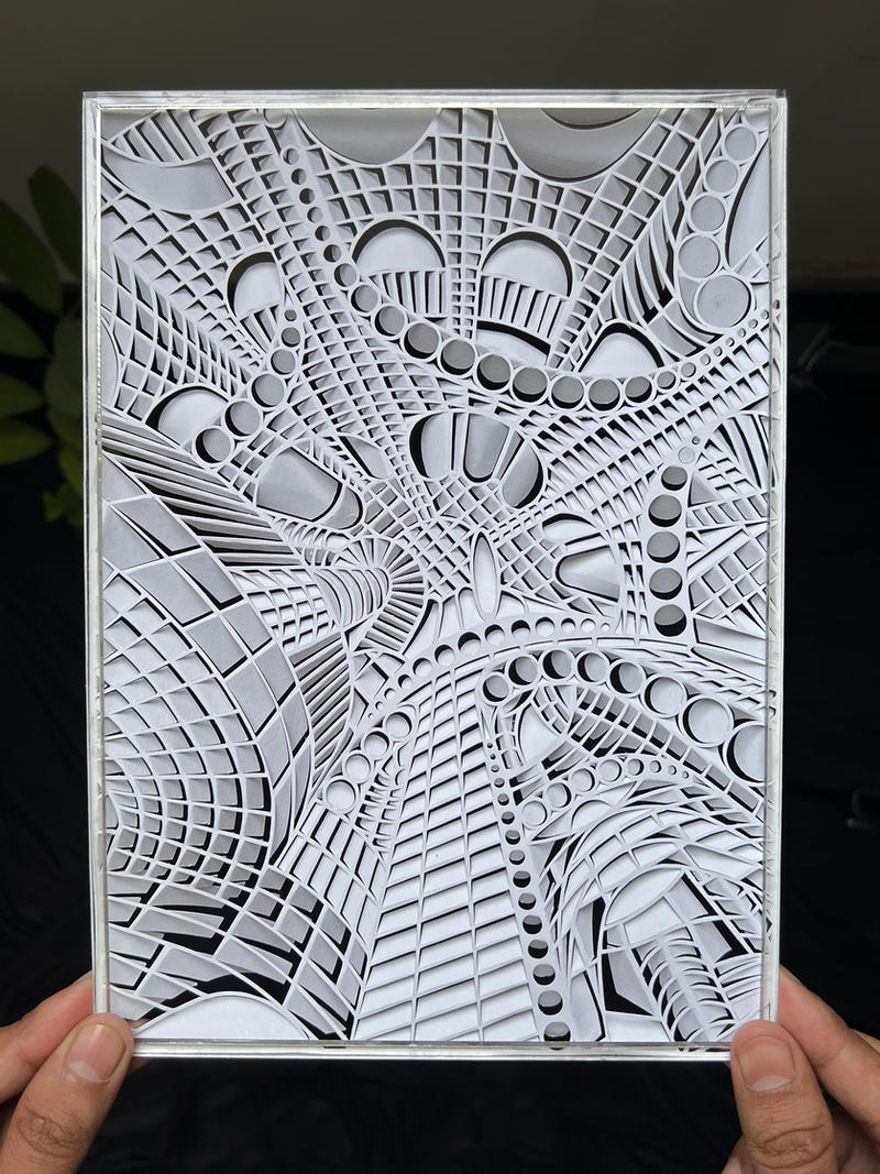 Papercut Deviantart Architecture Papercut Cut and Fold Papercutting by ParthKothekar on ...