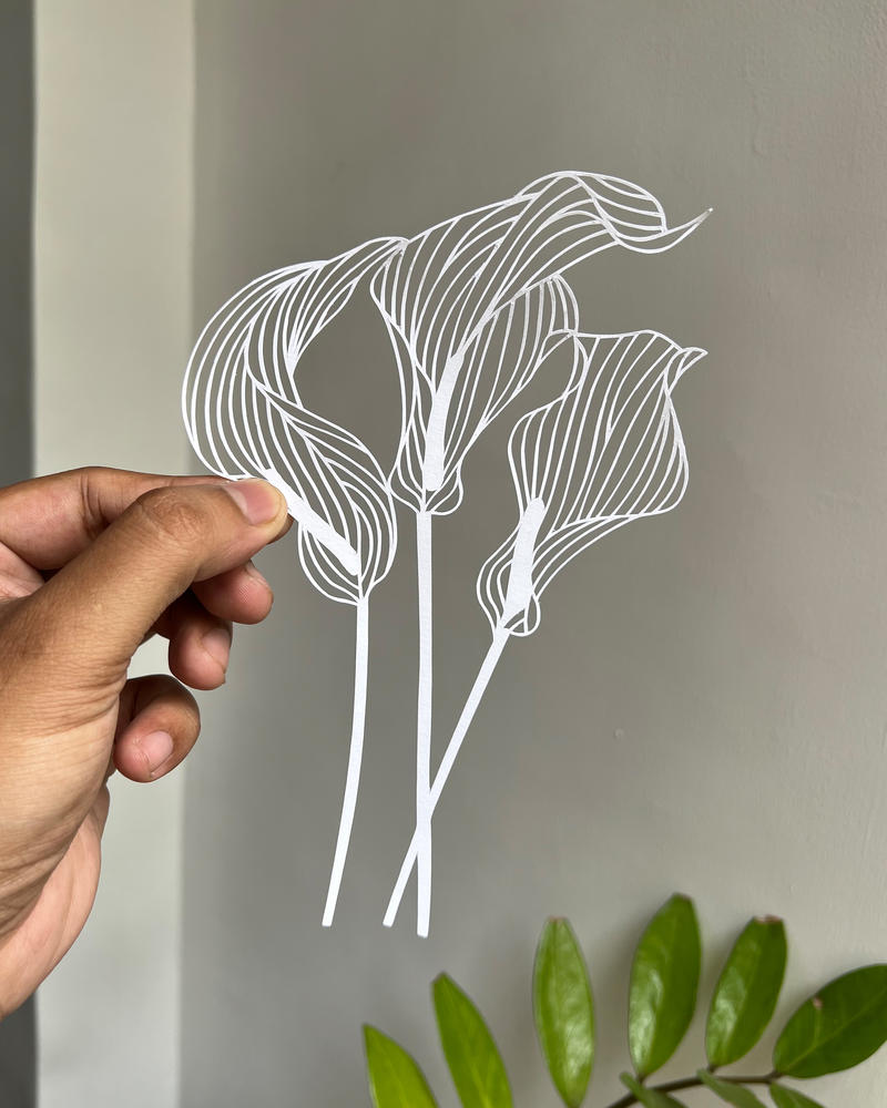 Calla Template Calla Lily Paper Template How To Make Calla Lilly Flower For Cake