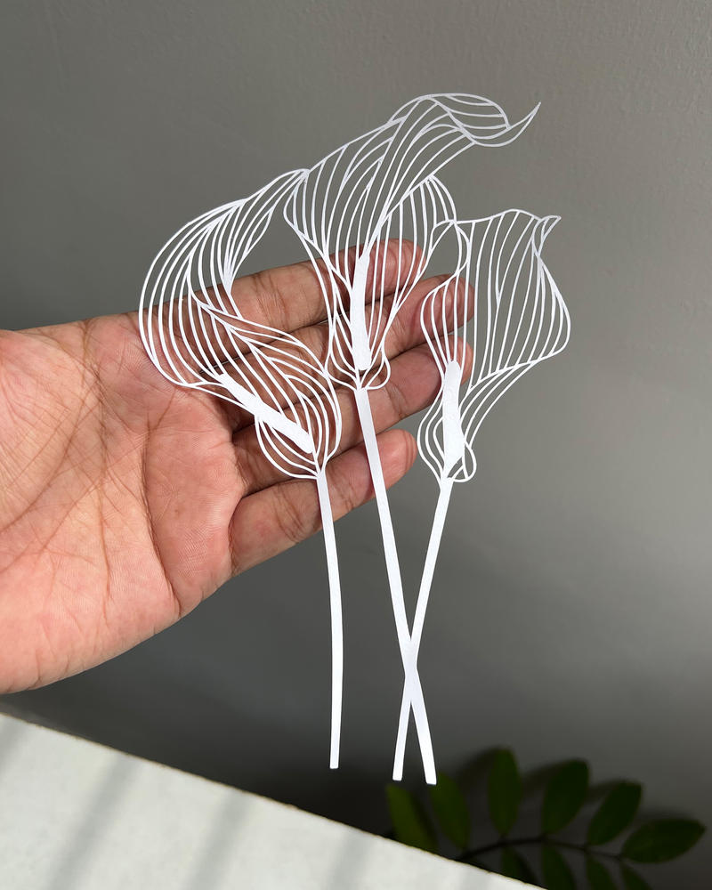Calla Template Calla Lily Paper Template How To Make Calla Lilly Flower For Cake