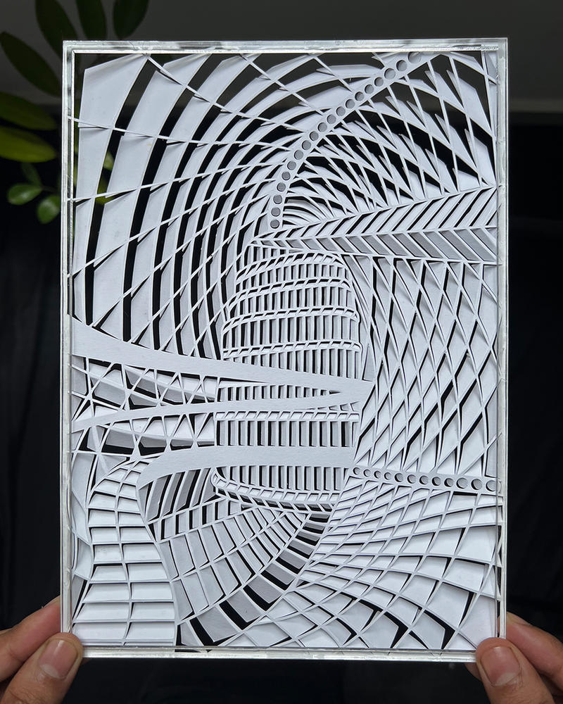 Papercut Deviantart Architecture Papercut Cut and Fold Papercutting by ParthKothekar on ...