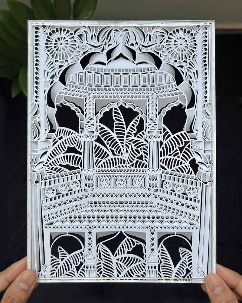 Papercut Deviantart India Heritage Papercut Art Papercutting Craft by ParthKothekar on ...
