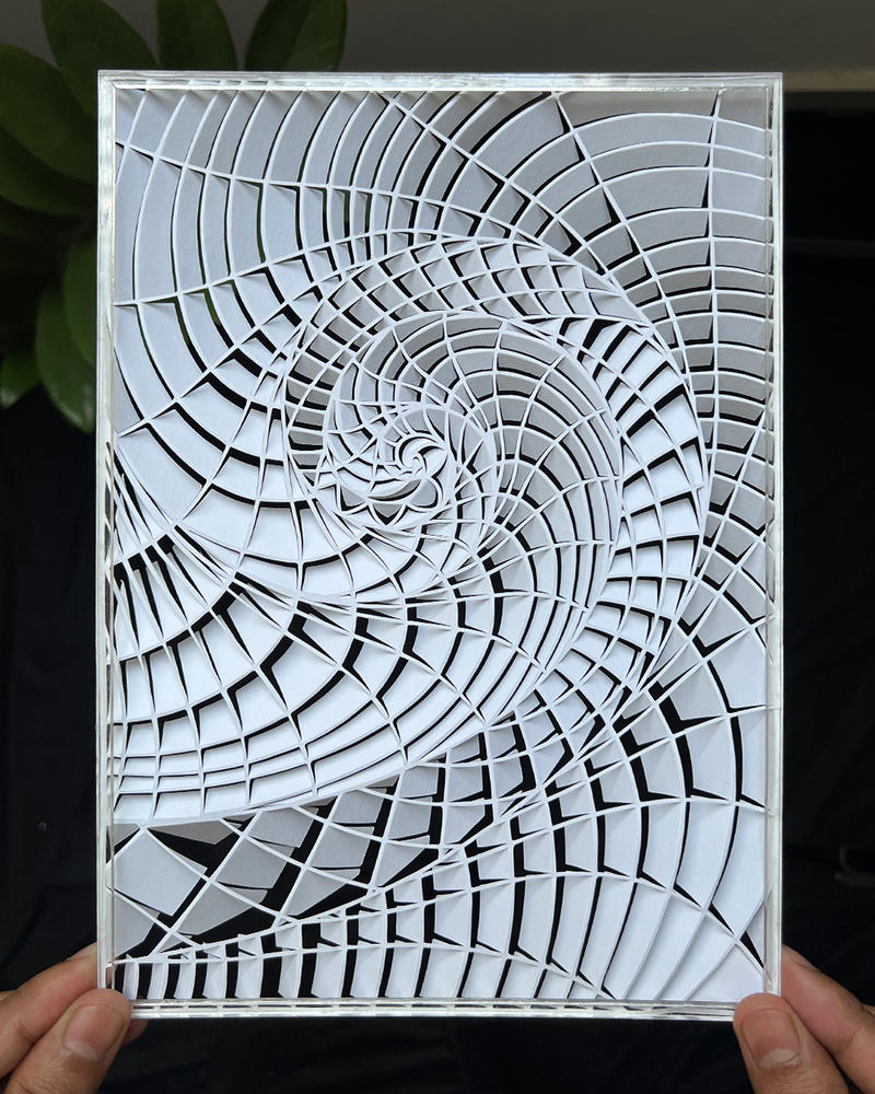 Papercut Deviantart Illusion Papercut Art Papercutting Craft Hand cut by ParthKothekar on ...