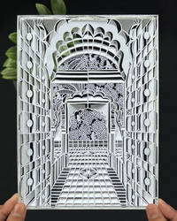 Indian Heritage Papercut Art Papercutting Craft
