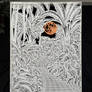 Path to the Orange moon Papercut Art Papercutting