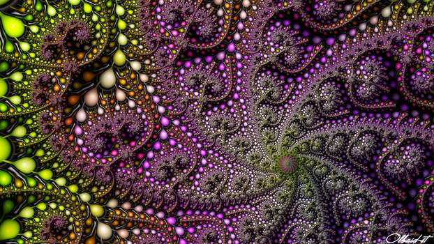 Mandelbrot #209 Flower festival