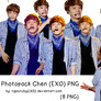 8 PNG Chen (EXO) by me :3