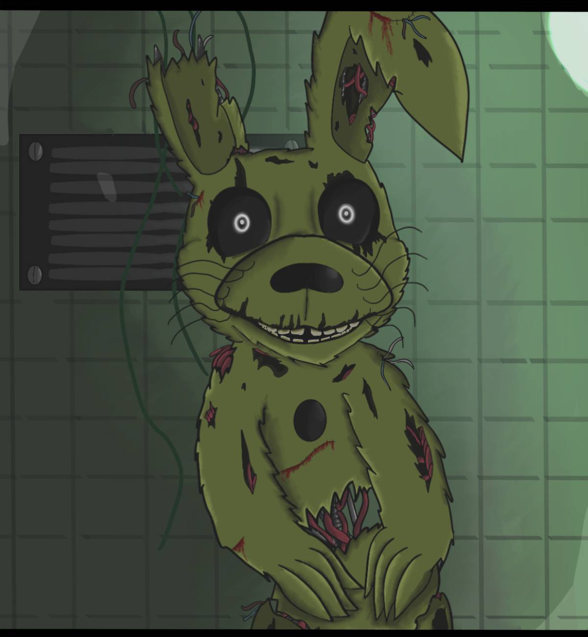 Freaky Springtrap Springtrap in weird style by MrShadowXv0 on DeviantArt