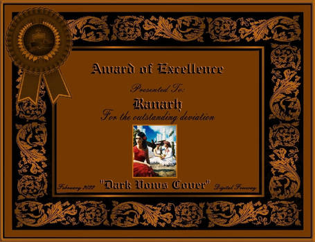 Award of Excellence Ranarh