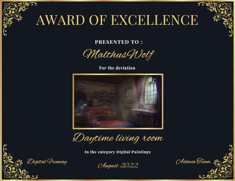 Award of Excellence MalthusWolf