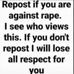 Repost against rape