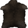 Large Antlered pelt - melanistic