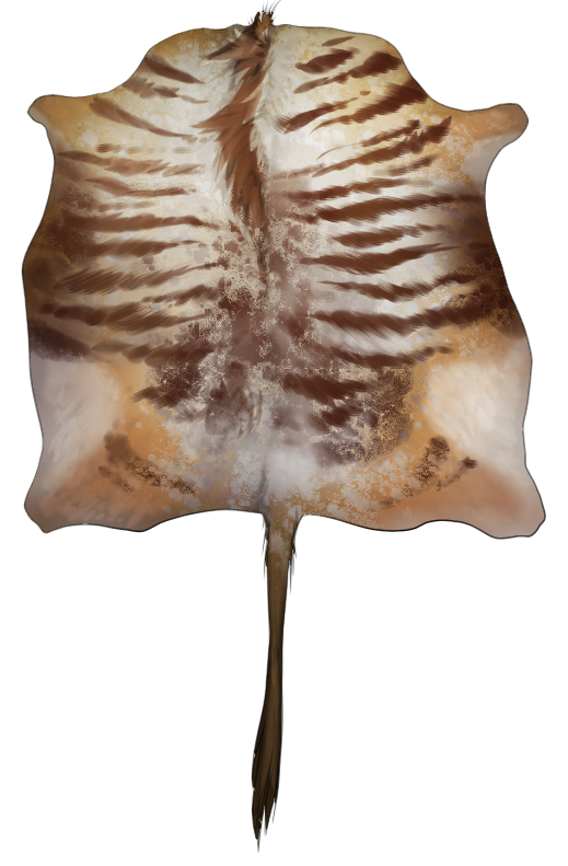 Large Horned pelt - Golden