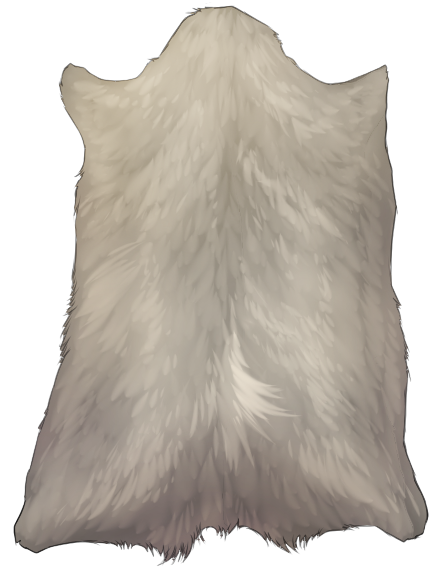 Small Horned pelt - Albino