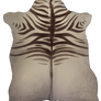 Equine pelt - Half-striped