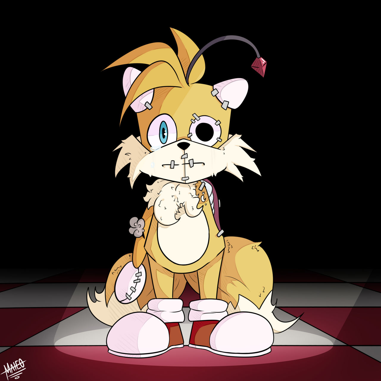Tails Doll fanart by Cakeb00 on DeviantArt
