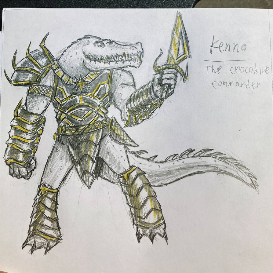 Kenno the crocodile commander by freedomforclones on DeviantArt