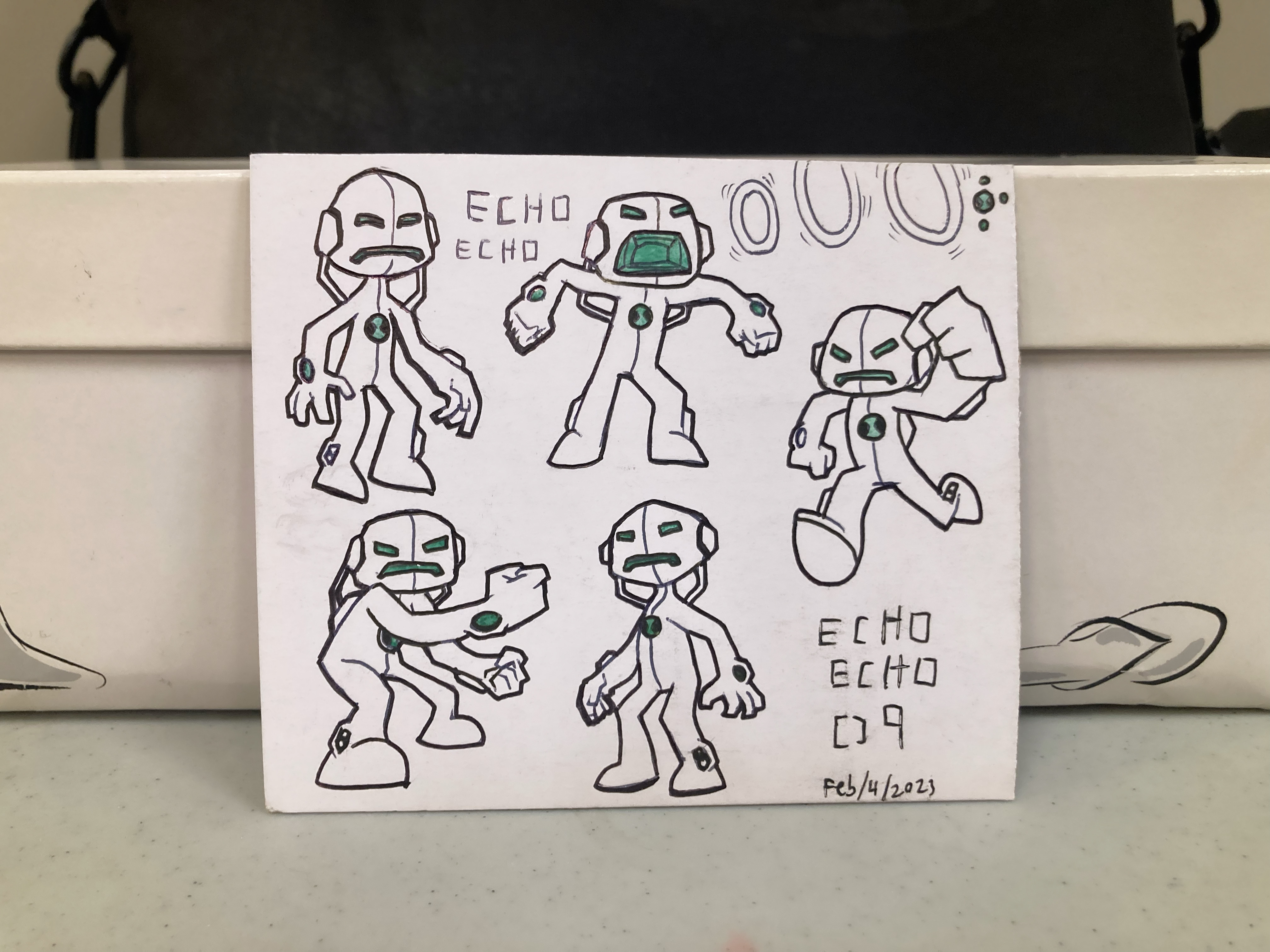 Echo echo fan drawing by freedomforclones on DeviantArt