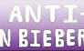 Anti-Justin Bieber Fan Button