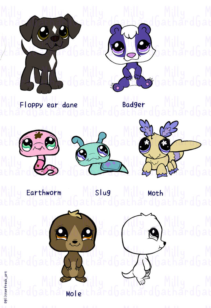 Lps designs #1 by MillyGathardArt on DeviantArt