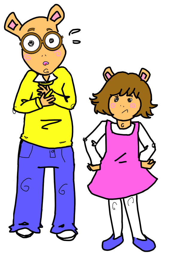 Arthur and DW by Rylipop on DeviantArt