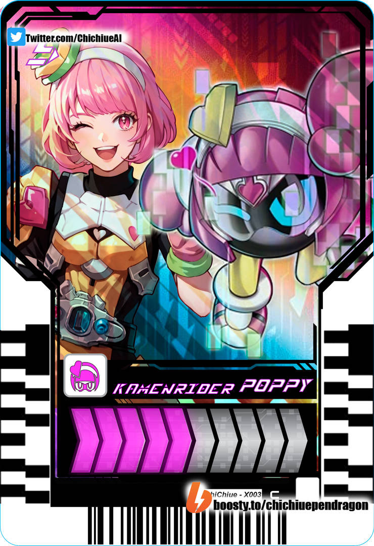 Kamen Rider Poppy Chemy Card by ChiChiuePendragon on DeviantArt