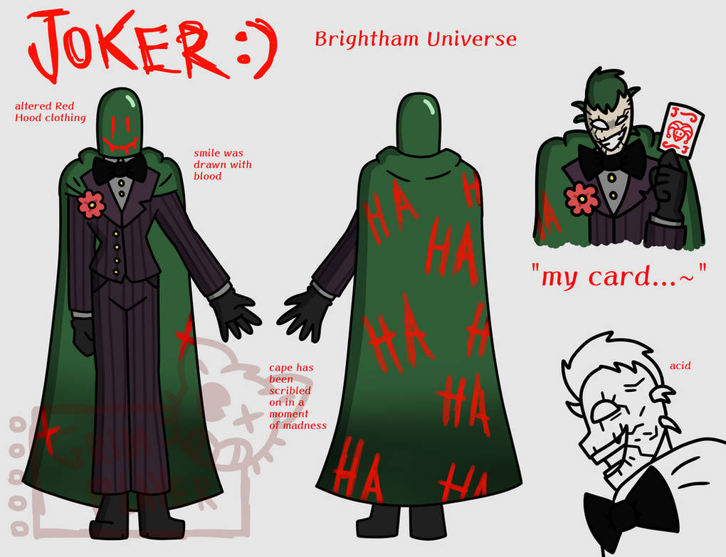Original Joker Redesign by GrimmestOfPlayers on DeviantArt