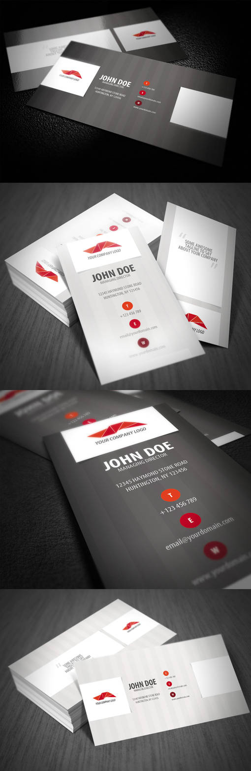 Stripe Style Business Card by glenngoh