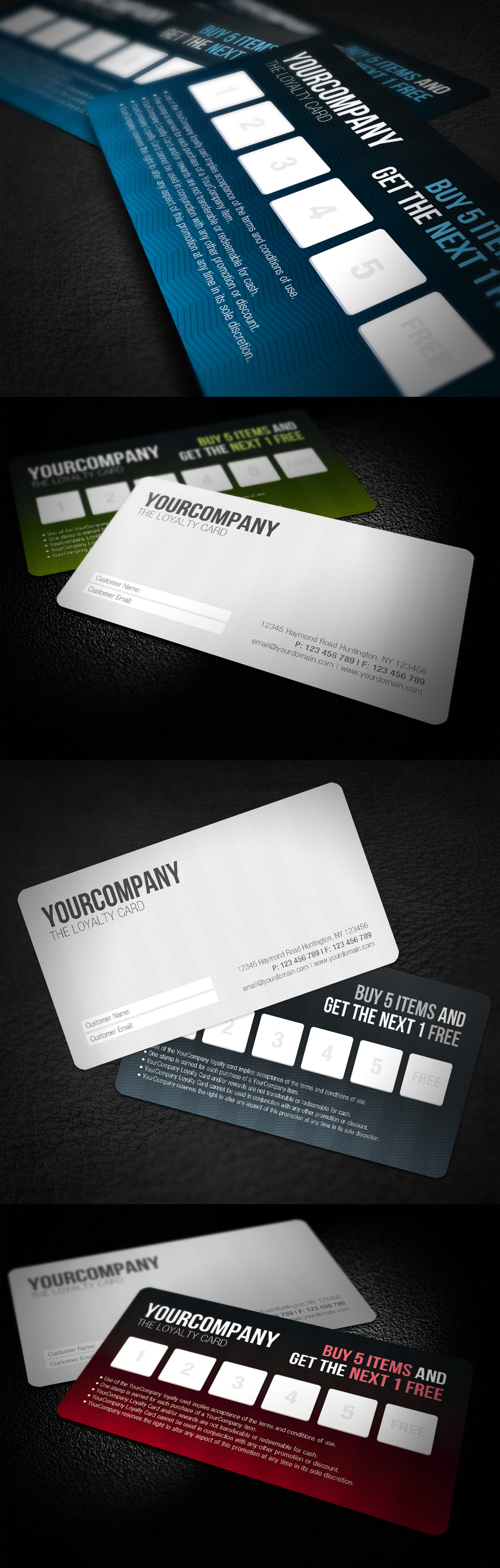 Sleek Professional Loyalty Card