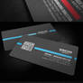 Rounded Corner QR Code Business Card