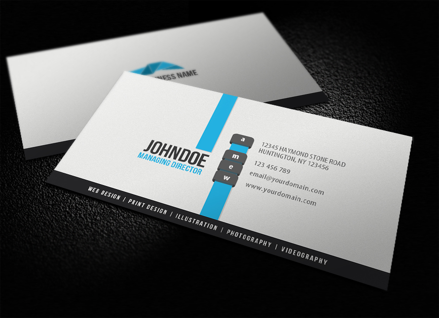 Clean Modern Business Card by glenngoh