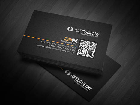 Corporate QR Code Business Card V2