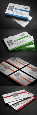 Corporate QR Code Business Card V3