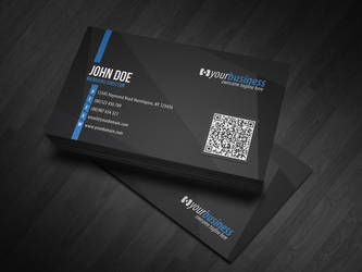 Corporate QR Code Business Card V4