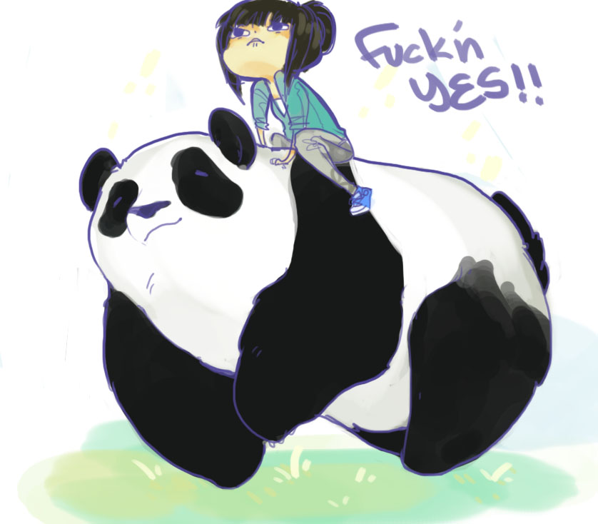 panda ridin