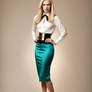 Teal and White Outfit 6