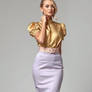 Gold and Lavender Outfit 2