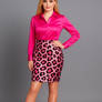 Dressy Damsel 9 Hot Pink and Baby Pink Leopard 2