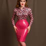 Dressy Damsel 12 Baby Pink Leopard and Hot Pink PC