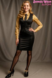Dressy Damsel 17 Black and Classic Gold 2