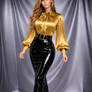 Delicate Damsel 42 Antique Gold and Black PVC 1