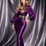 Delicate Damsel 48 Rebecca Purple and Classic Gold