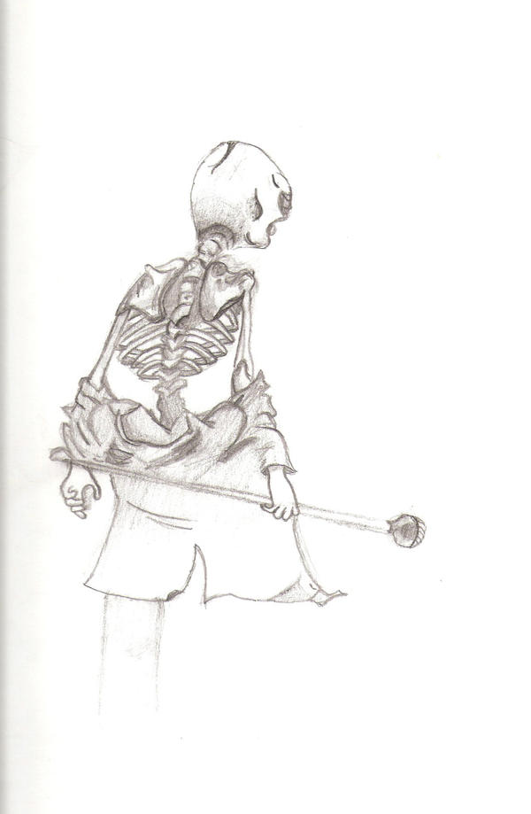 weird defeated skeleton dude- by greendaysteff on DeviantArt