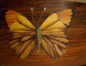 Marquetry Butterfly detail