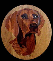 Marquetry Weimaraner