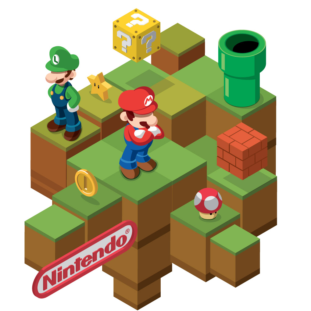 Isometric Mario Bros.